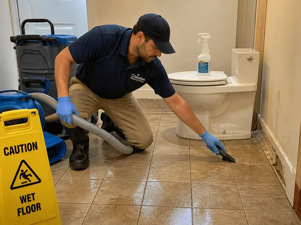 Toilet Overflow Cleanup